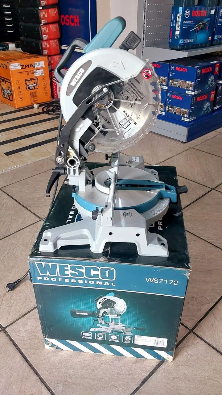 Serra esquadria 10pol 1800w Wesco(Nova) - Foto 2