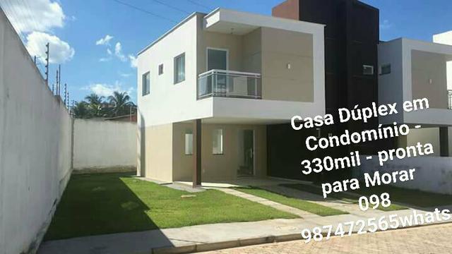 Casa Dúplex em Condomínio - Excelente Localização - Pronta para Morar