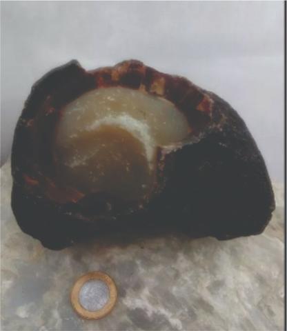 Agata Exotica, Coleçao, Mineral Bruto, Pedra Preciosa