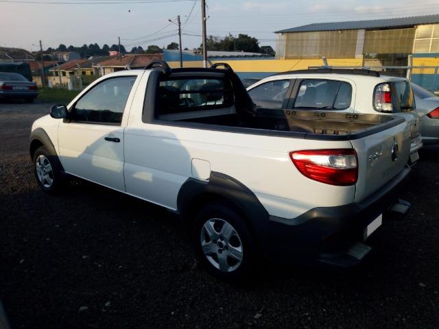 Strada cs 1.4 working, ar cond. dir hid. ve , te , abs, airbag, chave cópia, placa a 2015 - Foto 2