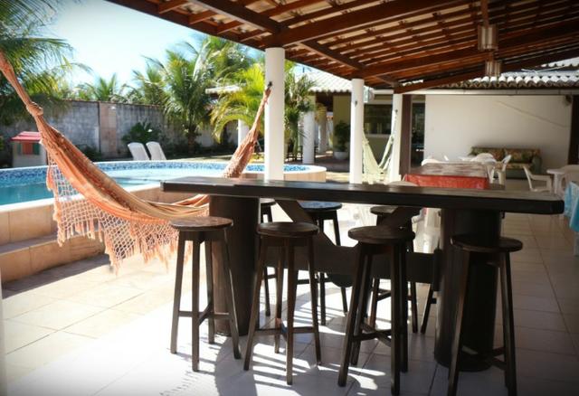 Novembro, feriado em casa de praia, com 5 quartos, piscina e churrasqueira - Foto 19