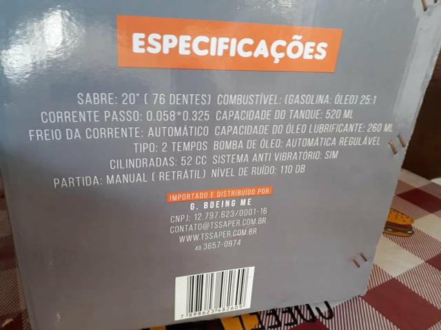 Moto Serra a gasolina Tssaper - Foto 2