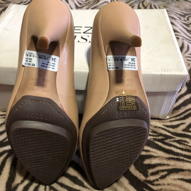 scarpin arezzo rose