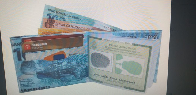 Carteiras cédula de dinheiro valor r$7,99 - Foto 2
