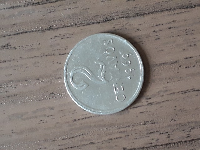 Moeda de Coleção 2 centavos 1969