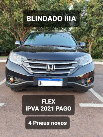 CR-V EXL 2.0 FLEX 4WD  13/13  BLINDADO