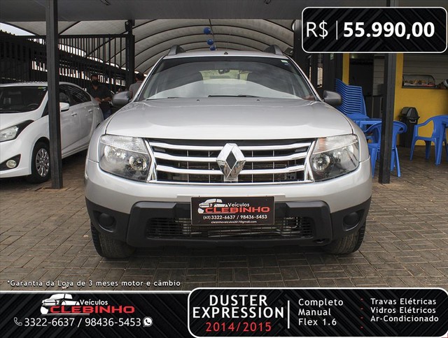 RENAULT DUSTER 1.6 EXPRESSION 4X2 16V FLEX 4P MANUAL