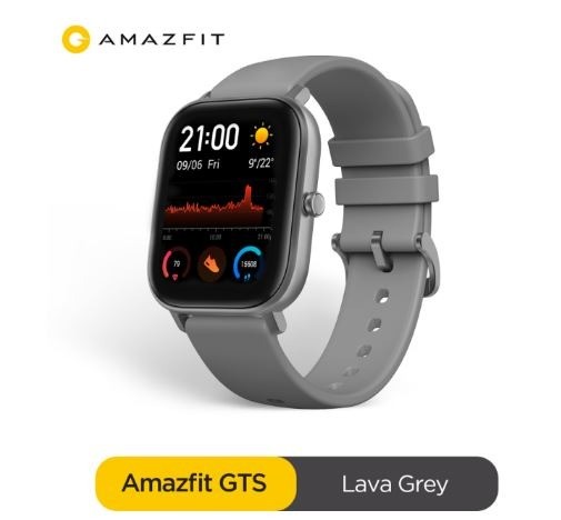 amazfit cinza