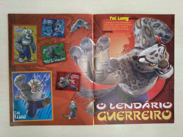 Álbum de figurinhas Kung Fu Panda - Foto 5