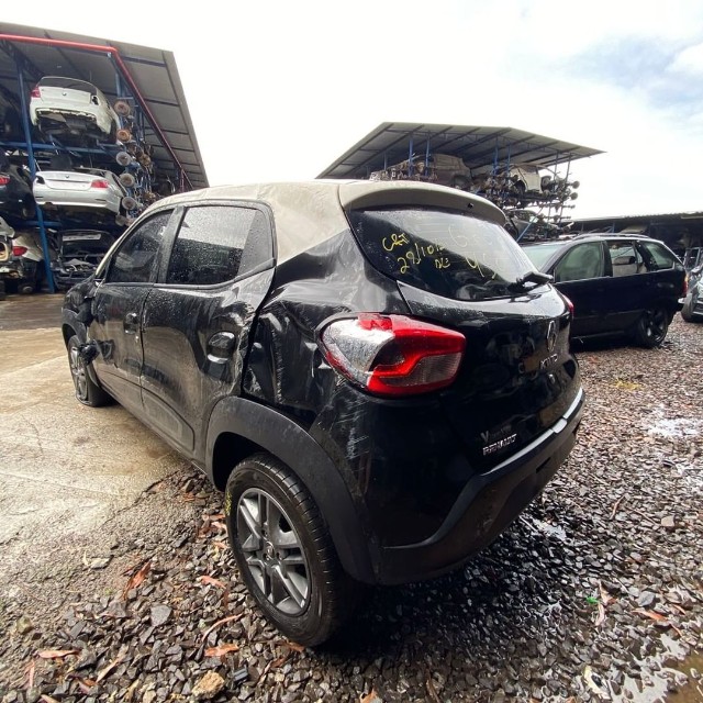Renault Kwid Intense 2019 Retrovisor Airbag Capo Motor Porta Farol Cambio Sucata - Foto 3