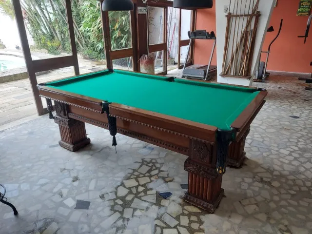 Mesa de Sinuca, semi nova , pouco uso - Esportes e ginástica - Gleba  Fazenda Palhano, Londrina 1251842962