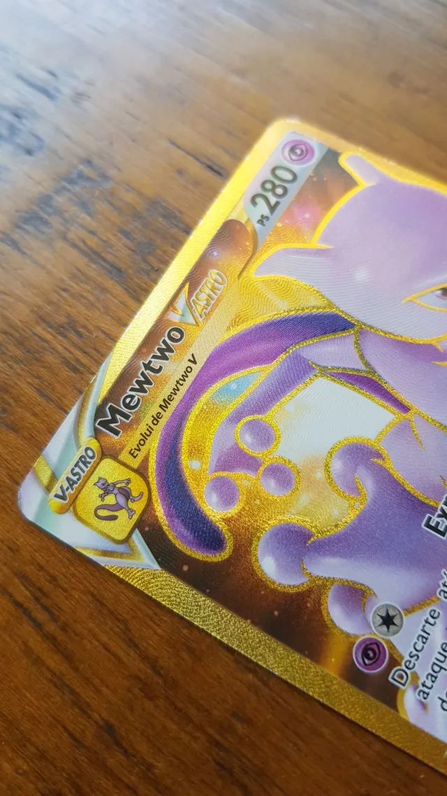 Carta Pokemon Mewtwo V + 25 Cartas