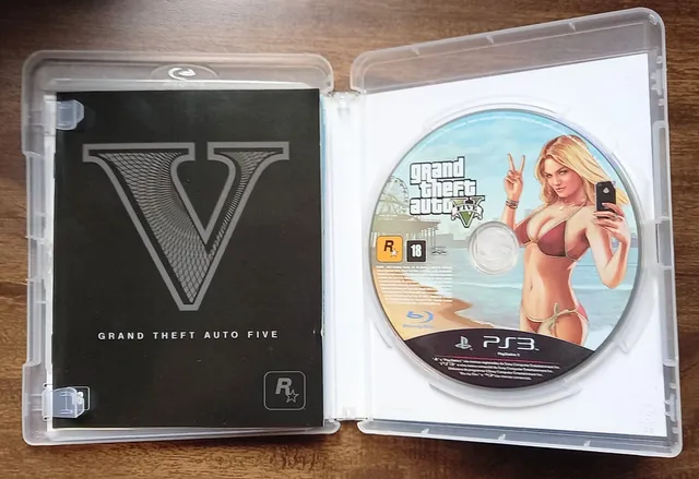 Jogo Grand Theft Auto Gta V Gta 5 Ps3 #frete Grátis#