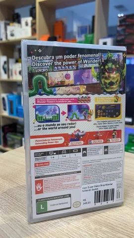 Jogo Super Mario Bros Wonder Nintendo Switch - Loja físca, at[e 6x sem  juros - Videogames - Hauer, Curitiba 1251833228