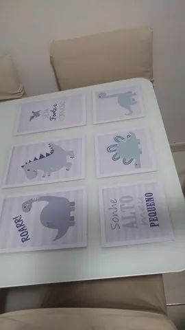 Vendo conjunto de quadros dos dinossauros! Extra!