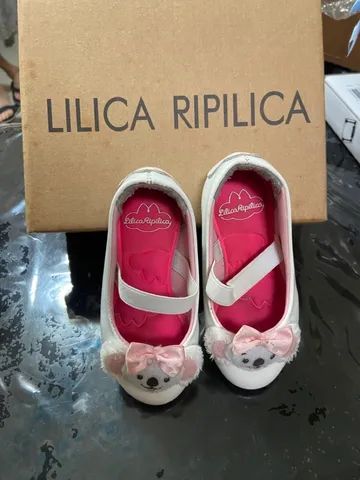 Sapato sapatinho sandalia em couro lilica ripilica n22