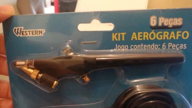 Aerógrafo Kit 6 peças - Western