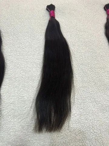 cabelo humano/ liso 45 cm - Foto 2