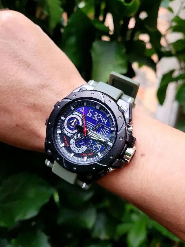 Relógio prova dágua parcelamos em 12x no cartão entrega grátis  - Foto 4