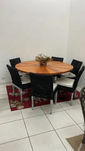 Conjunto  mesa e cadeiras externo  - Foto 5