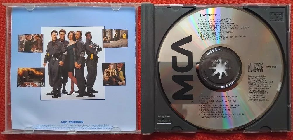 CD Trilha Sonora do Filme Caça Fantasmas 2 Ghostbusters Original (Mídia seminova) - Foto 3