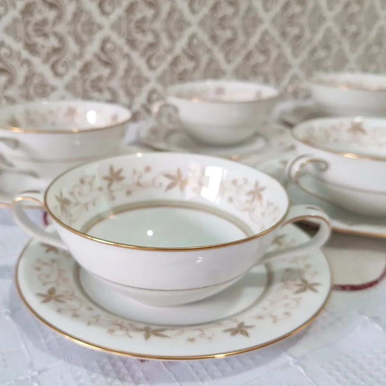 Consomês porcelana japonesa Noritake - Foto 3