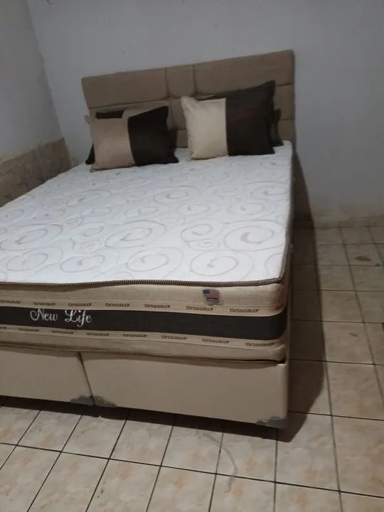 Cama Box Casal  New Life