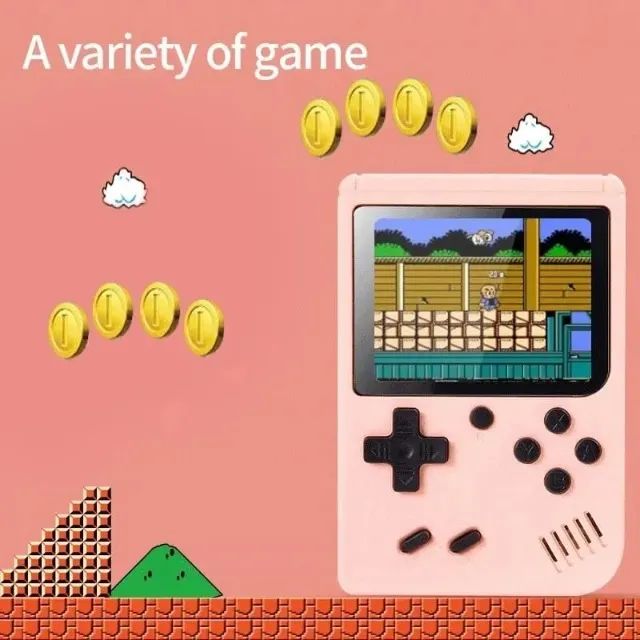 Mini Vídeo Game Retro com 500 jogos antigos - Foto 2