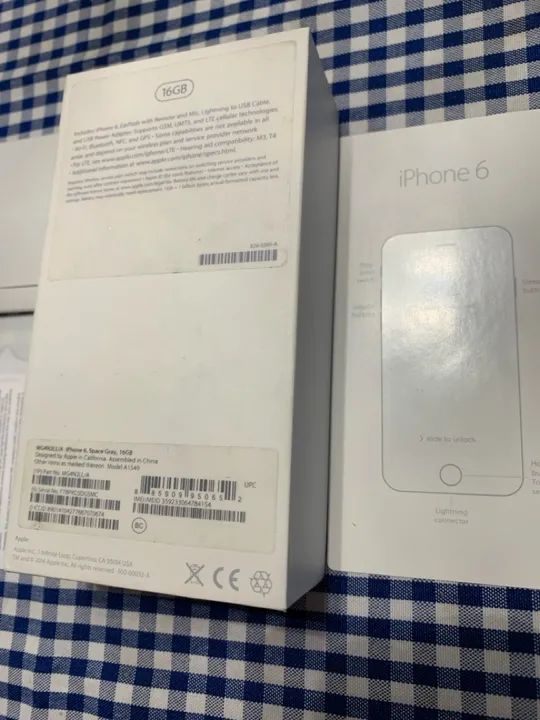 Caixa de embalagem vazia do iPhone 6 Original NOVA - Foto 2