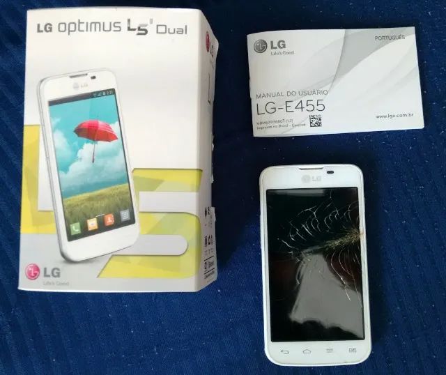 01 - LG Optimus L5 Il Dual E455 - Somente o aparelho (Retirada de peças)
