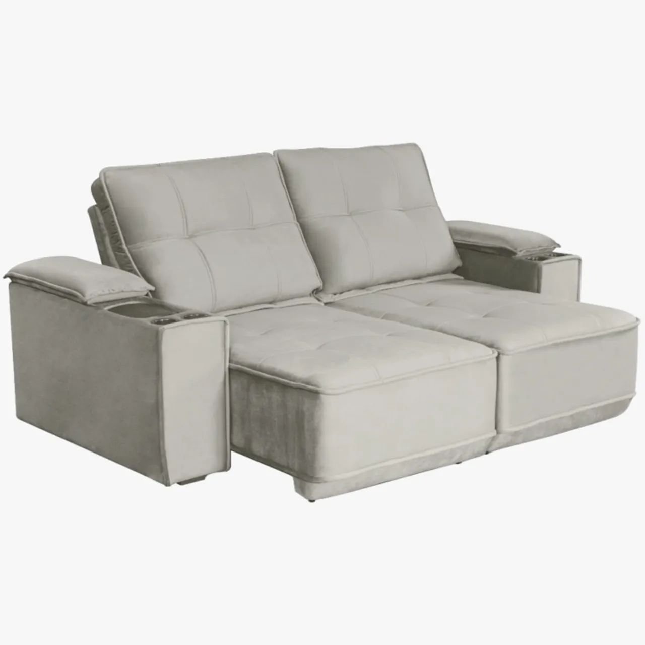 Mega promoção!! Sofá Retrátil e Reclinável Modelo 0004 2,08cm - Foto 5
