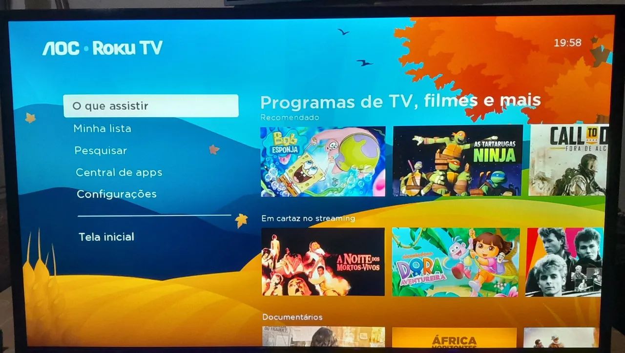 Smart tv AOC ROKU 43 polegadas.  - Foto 2