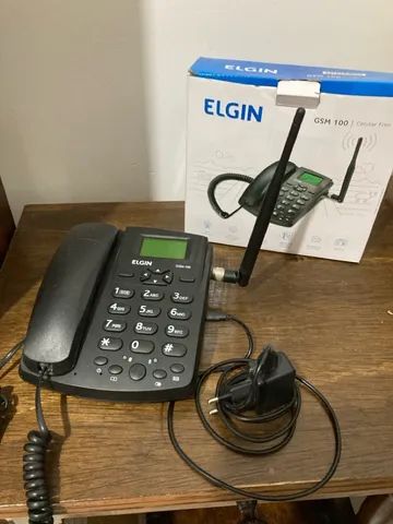 TELEFONE de mesa ELGIN aceita cartão de operadora