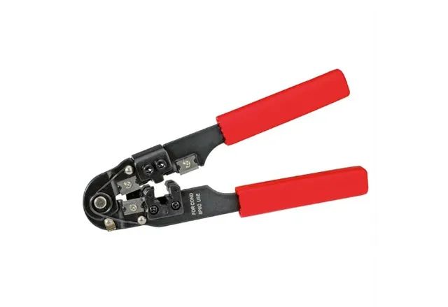 Alicate de Crimpar RJ45 Cabo de Rede Crimpador com Decapador 8p8c - Foto 3