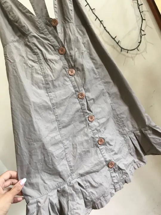 Vestido Casual Bege