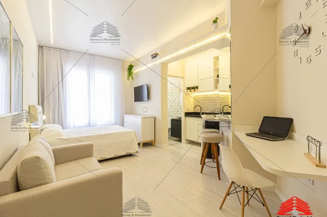 Kitnet no Centro de São Paulo com 24m² totalmente mobiliado, totalmente reformado, pronto