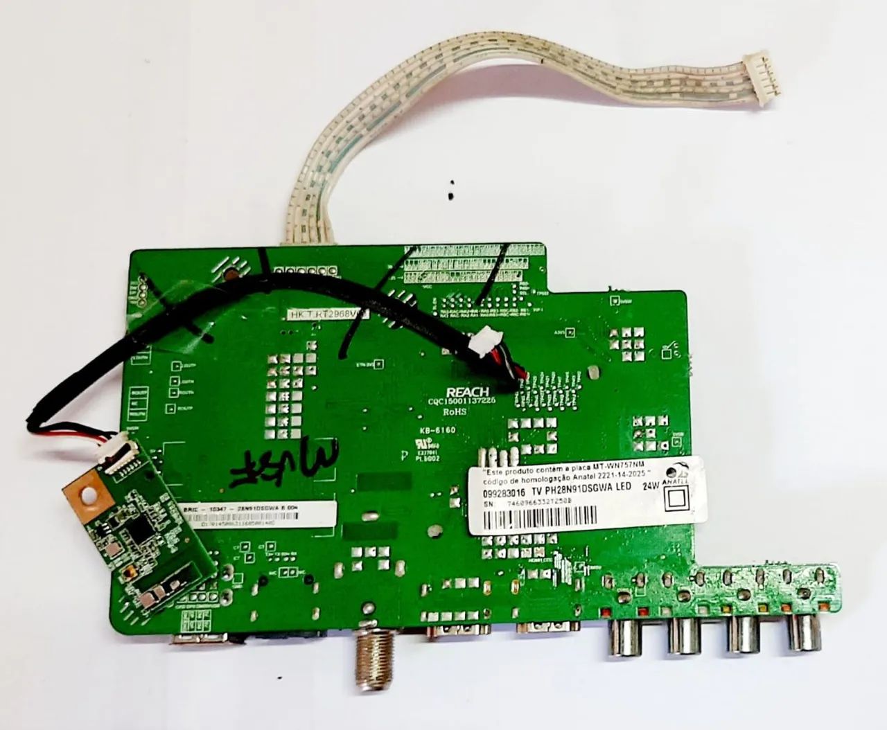 Placa de sinal da tv Philco ph28n91dsgwa led cód:1.30.1.30628002r - Foto 4
