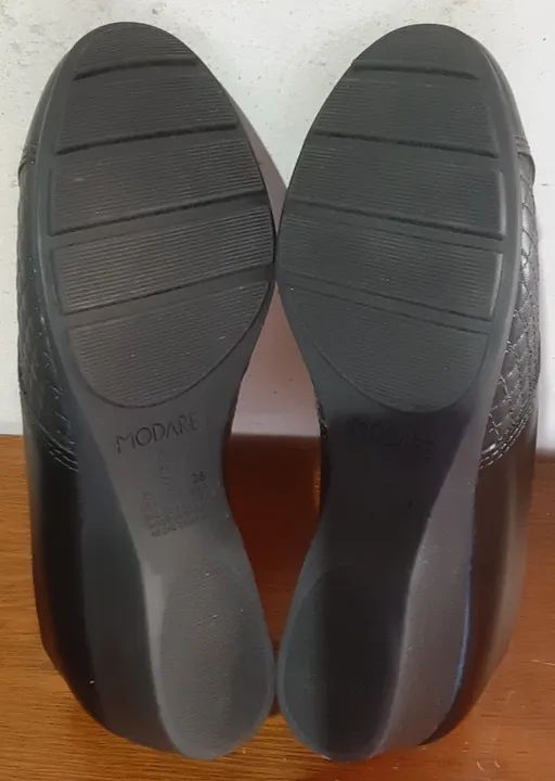 Sapato Modare Anabela Preto - Foto 5