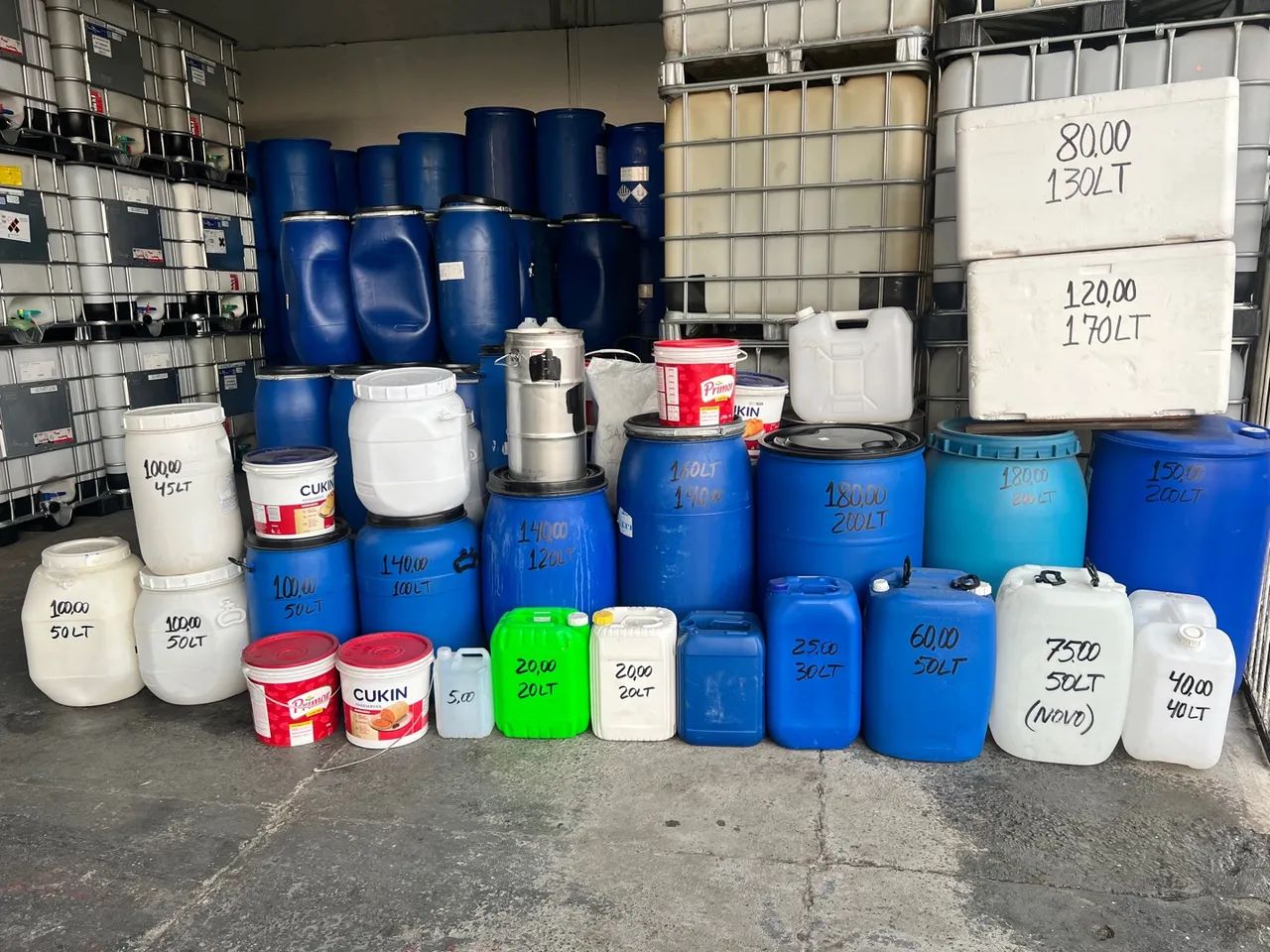 Bombona 200 litros com tampa e braçadeira - Foto 5