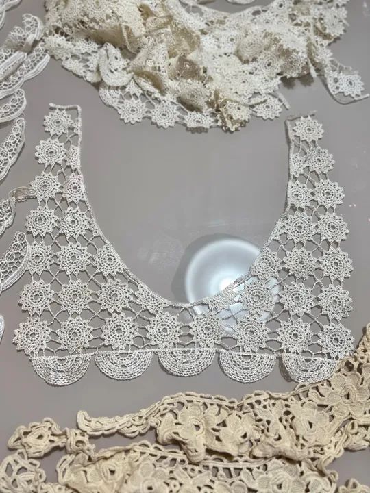 37 Renda para artesanato - aplicação em camisas em 