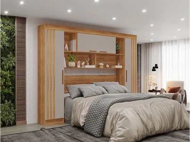 Guarda Roupa Casal Modulado Off white 