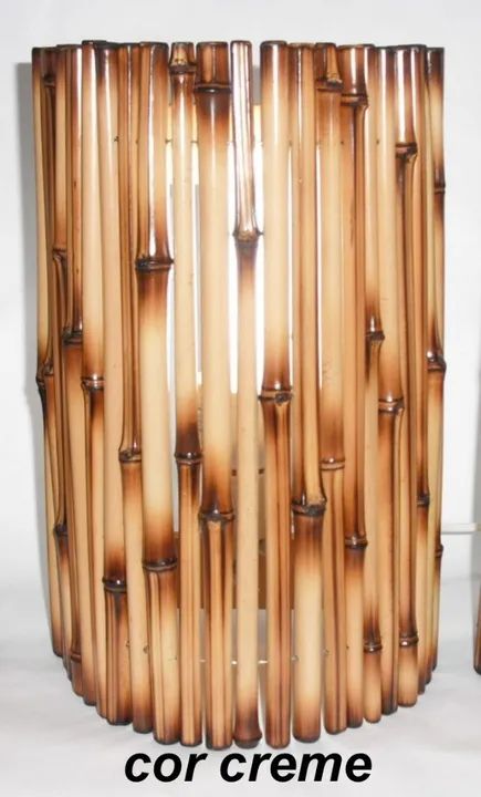 ARANDELA DE BAMBU LUMINÁRIA decoração eco
