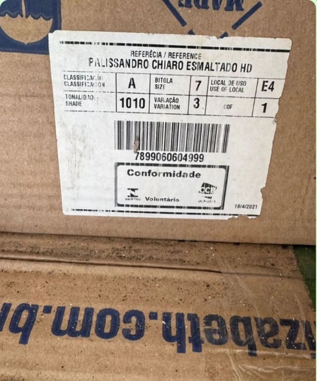 Porcelanato de alto padrão para uso externo - Elizabeth 