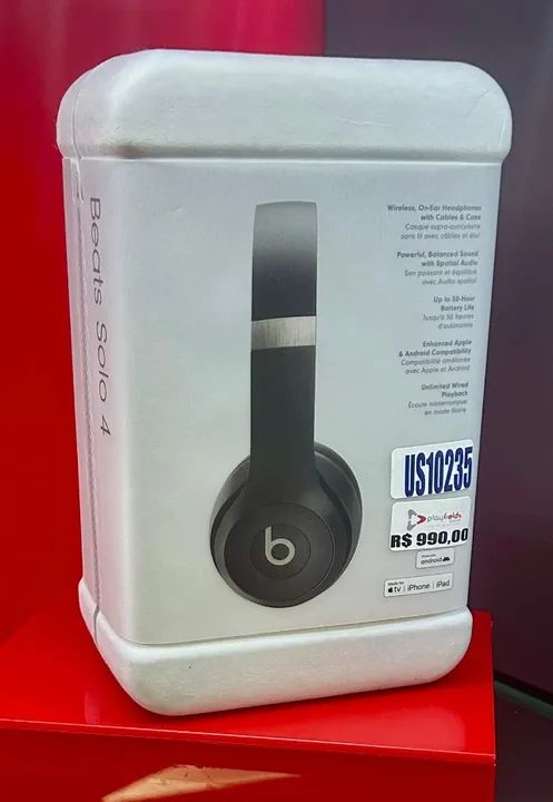 Beats Headphones Solo 4 - Matte Black - Produto Novo, Lacrado com Garantia  - Foto 2