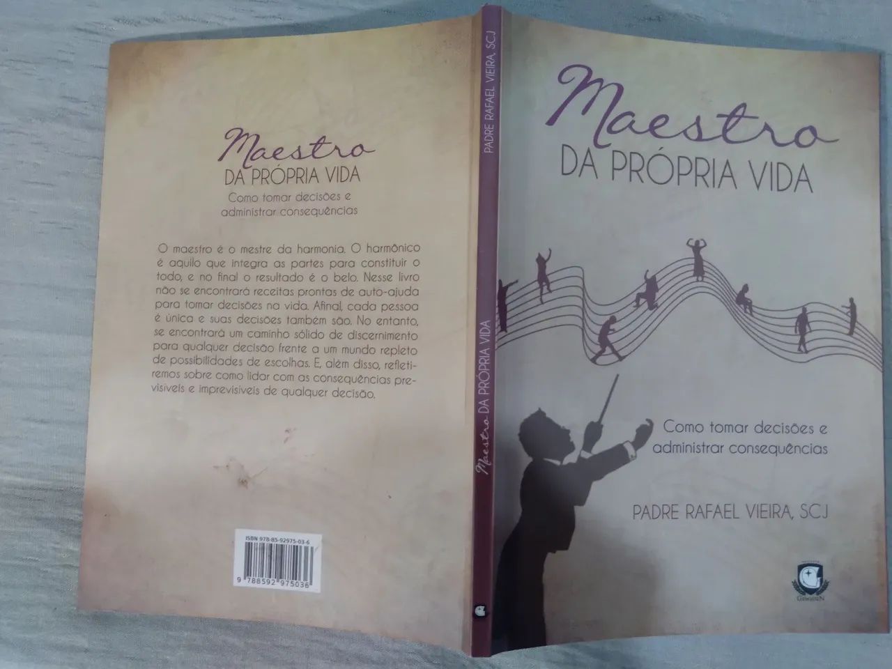 Livro Maestro da Própria Vida - Padre Rafael Vieira, SCJ
