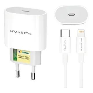 Carregador Rápido Para Lightning 50W Com Duas Saídas e Cabo Lightning - Novo - Foto 2