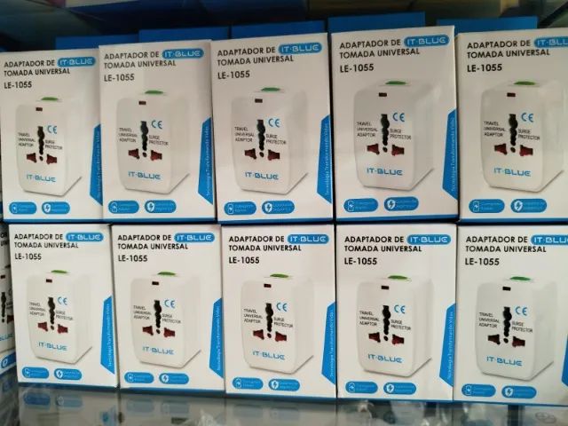 Adaptador Europeu universal de tomada para diversos Paises (Jk Eletrônicos) - Foto 6