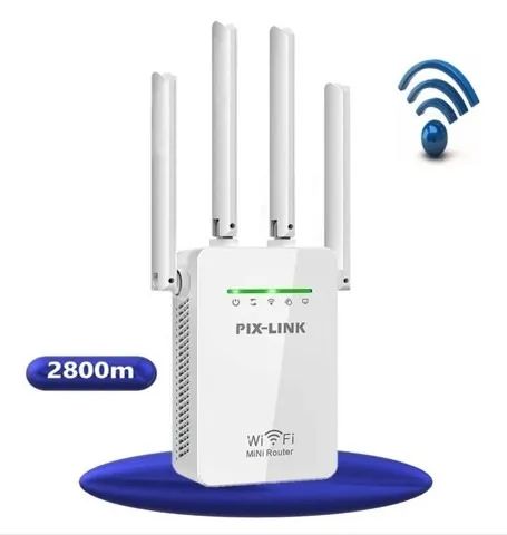 Repetidor Wifi 2800m 4 Antenas Amplificador De Sinal - Foto 6