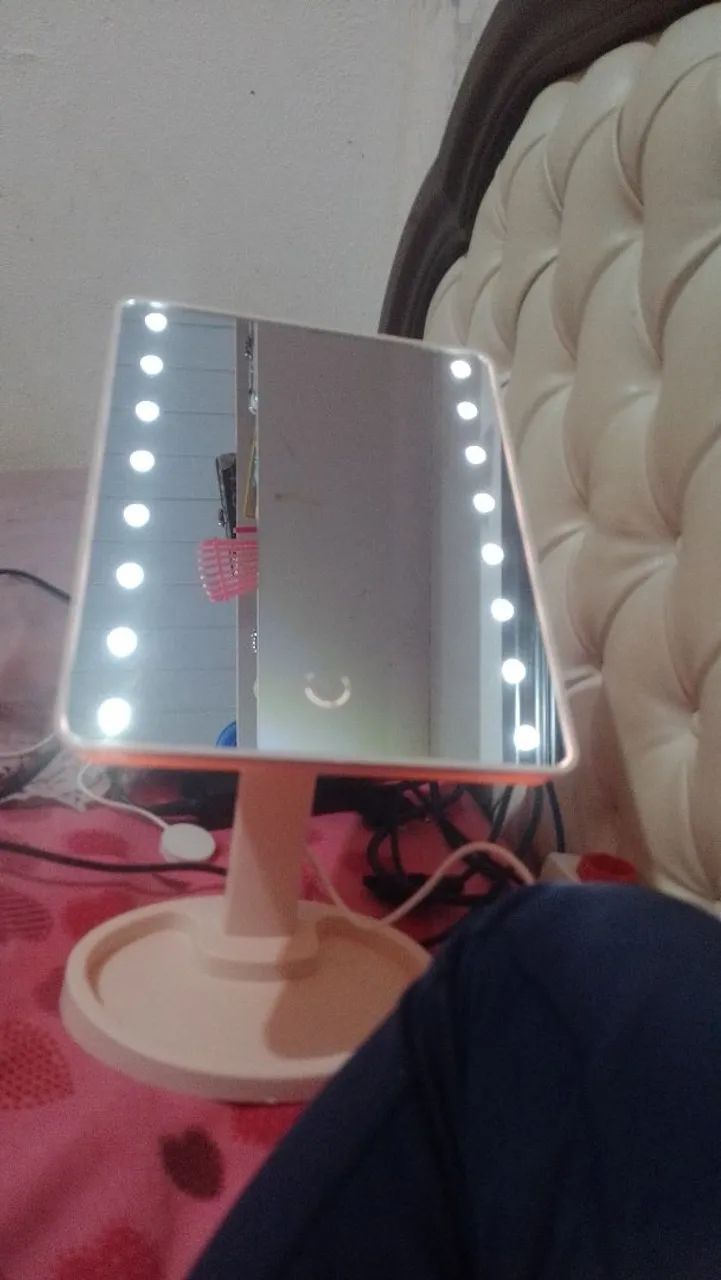 Espelho de Mesa Touch com 16 LEDs  - Foto 2