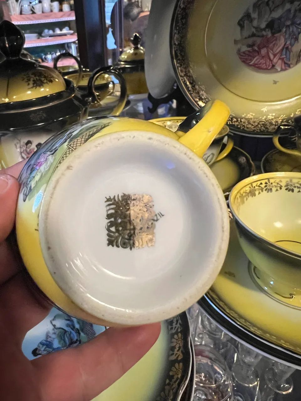 Belíssimo e antigo conjunto de chá  - Foto 4